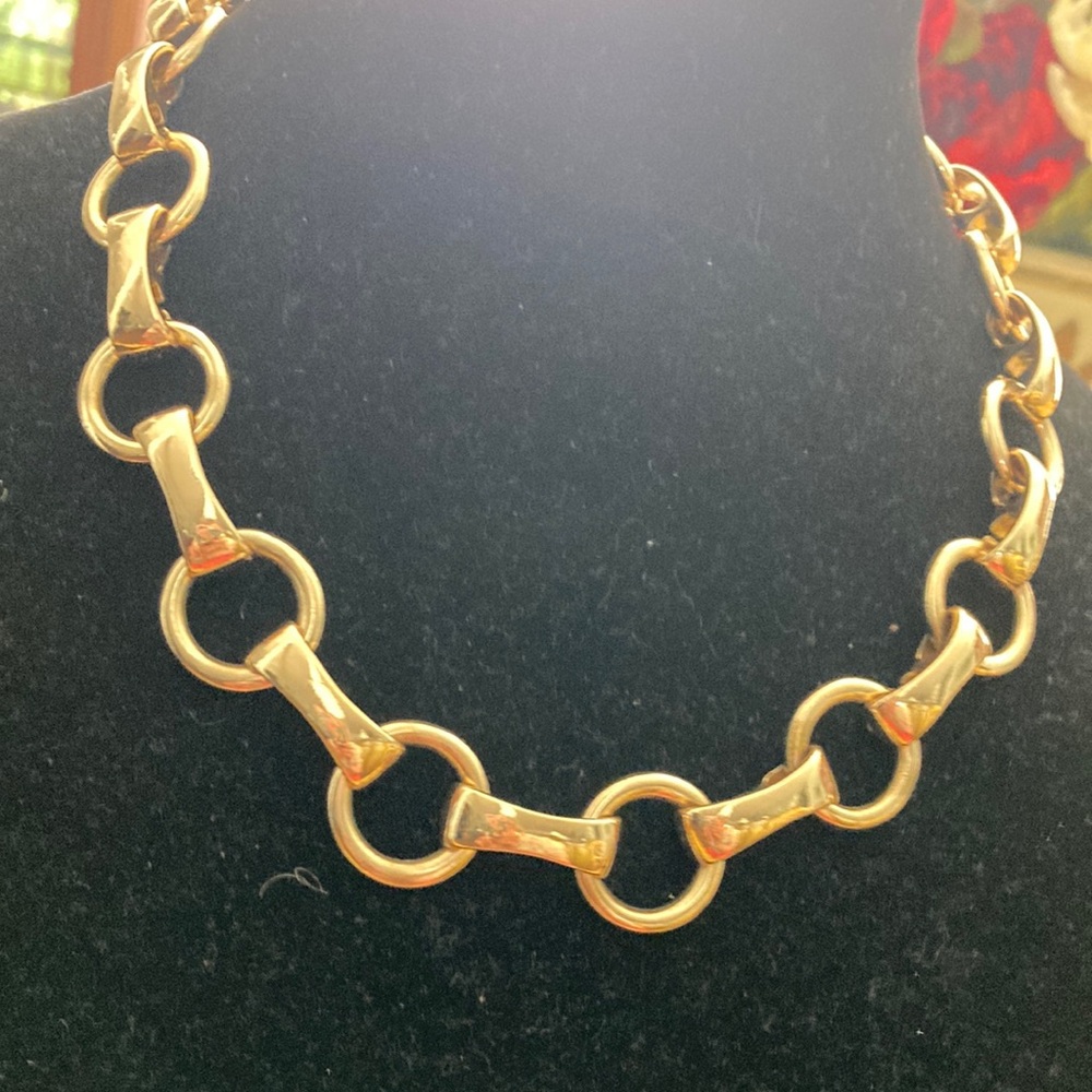 Classic Gold Link Chain Necklace - Women Jewelry